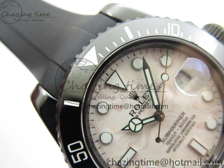 Best AAA Replica Sites Dial SA Strap Edition 2470 Cream Black 40mm 5GF Neat Rubber on Submariner Black Best Ceramic 1221